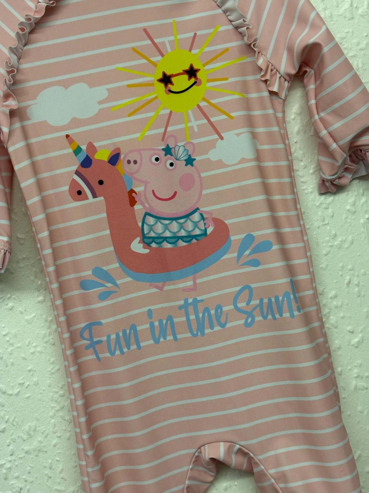 3-4y: Peppa Pig 'Fun in the Sun' All-in-one Swimsuit