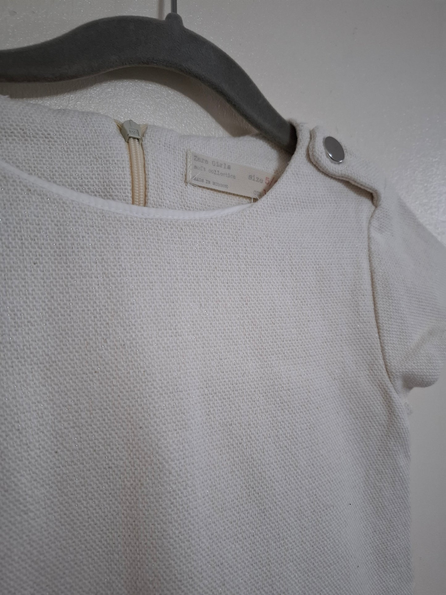 5-6 Years: Zara Thick Cotton Dress (Shimmery)