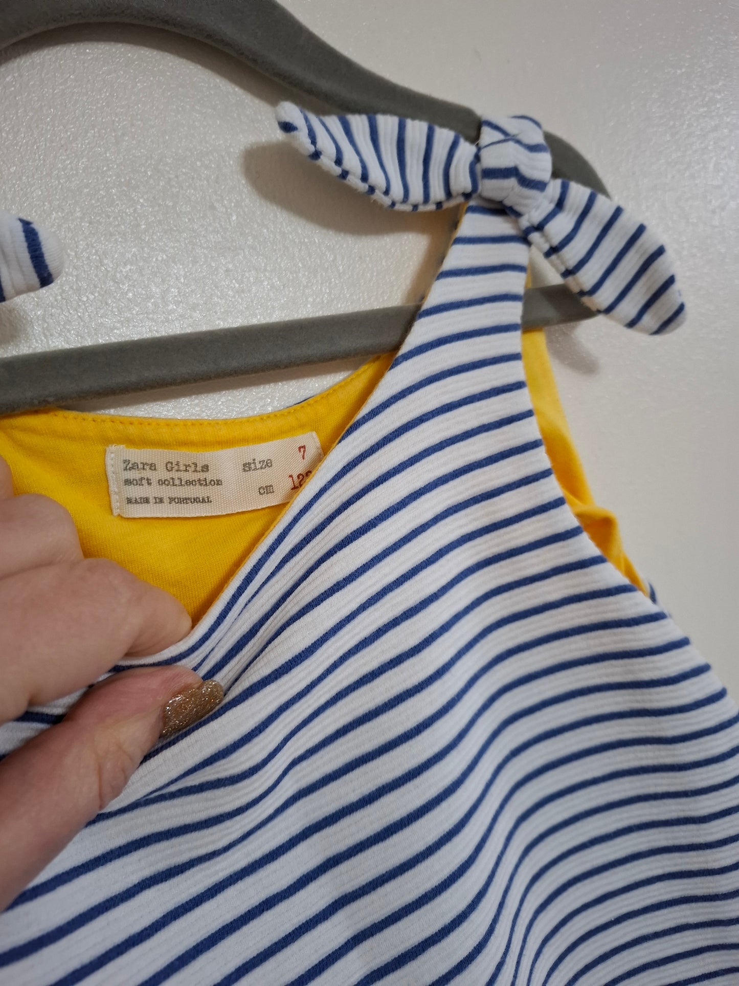 7 years: Immaculate Zara Ribbed Jersey Dress