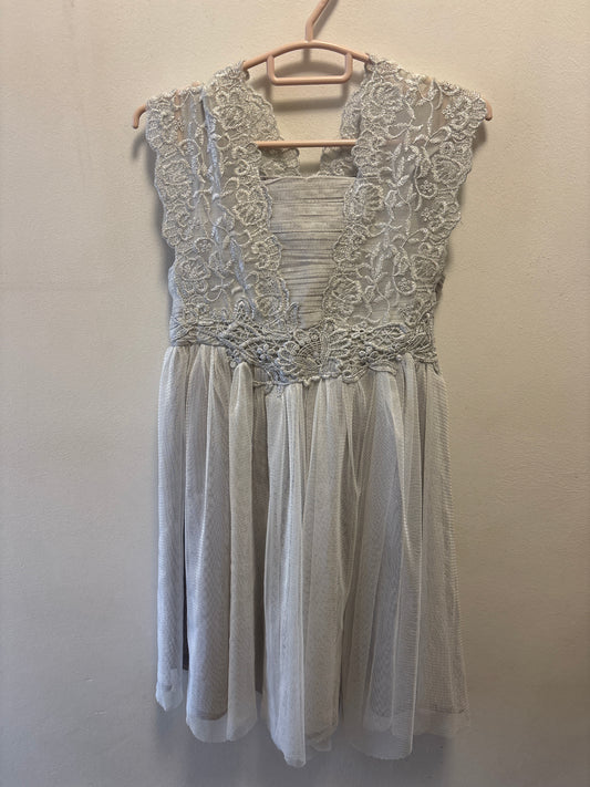 3-4y: Gorgeous Monsoon Lace Dress & Matching Cardigan