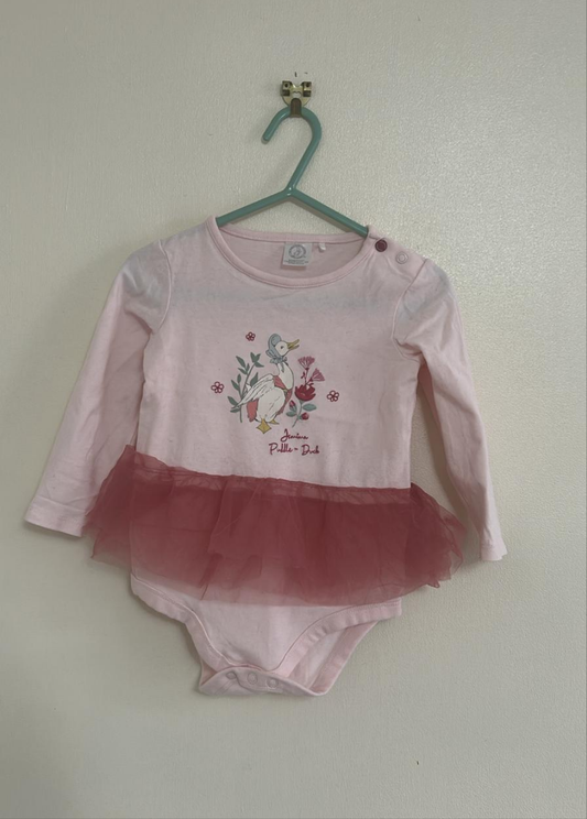 12-18m: Jemima Puddle Duck Tutu Vest