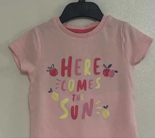 2-3y: "Here Comes the Sun" Cotton Pyjamas