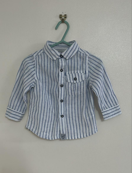 9-12m: Next Linen Shirt