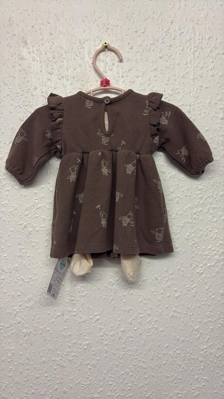 0-3 months: Disney Baby "Piglet" Dress and Tights
