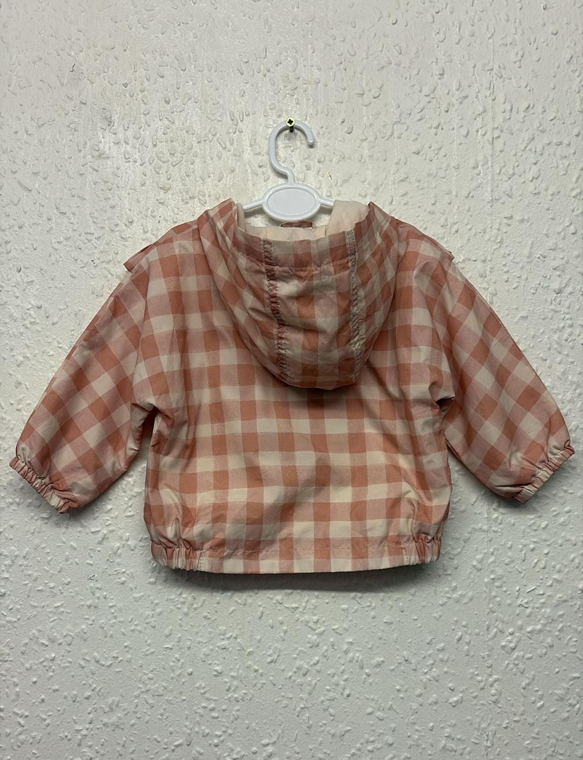 3-6 months: Chequered Waterproof Jacket