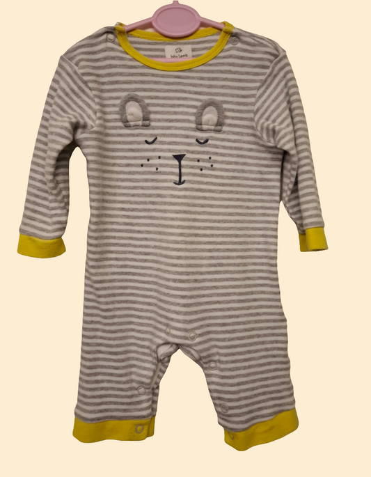 0-3 months: John Lewis Footless Sleepsuit
