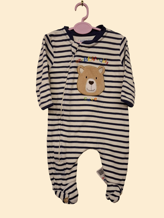 0-3 months: Jojo Bebe "Unbear-ably Cute" Sleepsuit