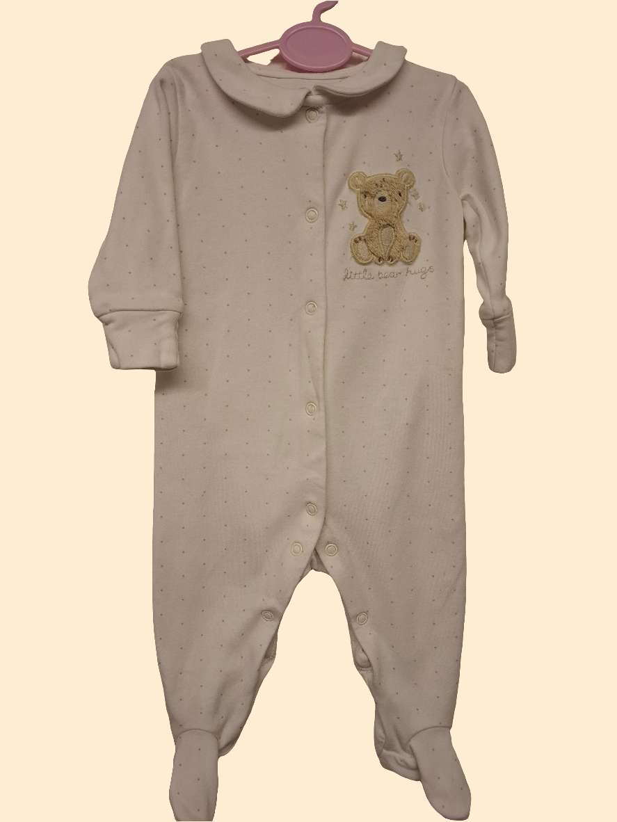 3-6 months: Next "Little Bear Hugs" Sleepsuit