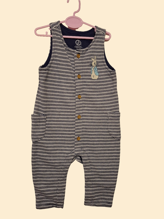 3-6 months: M&S Peter Rabbit Jersey Dungarees