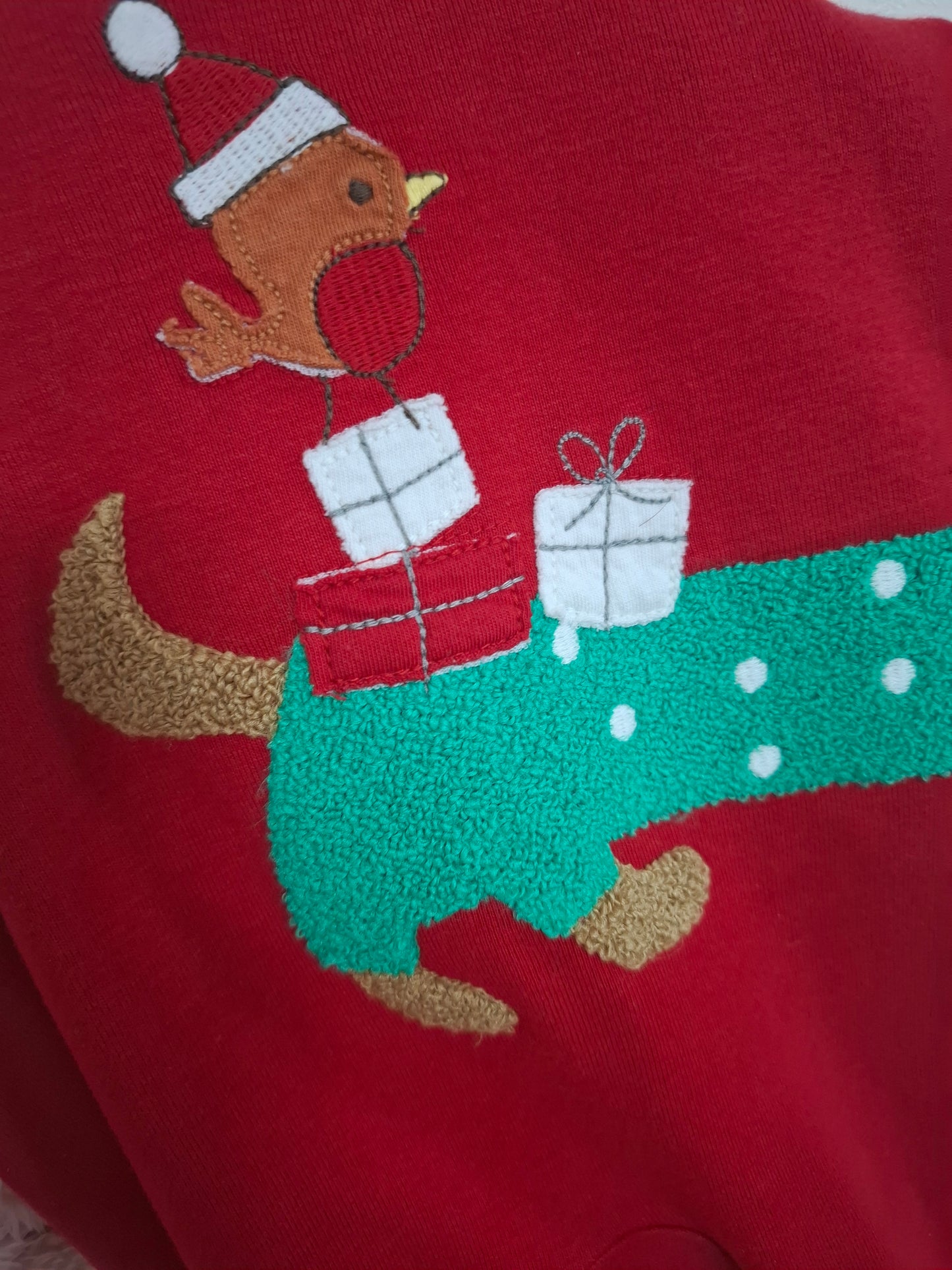 6-9m: M&S Two-Sided Sleepsuit