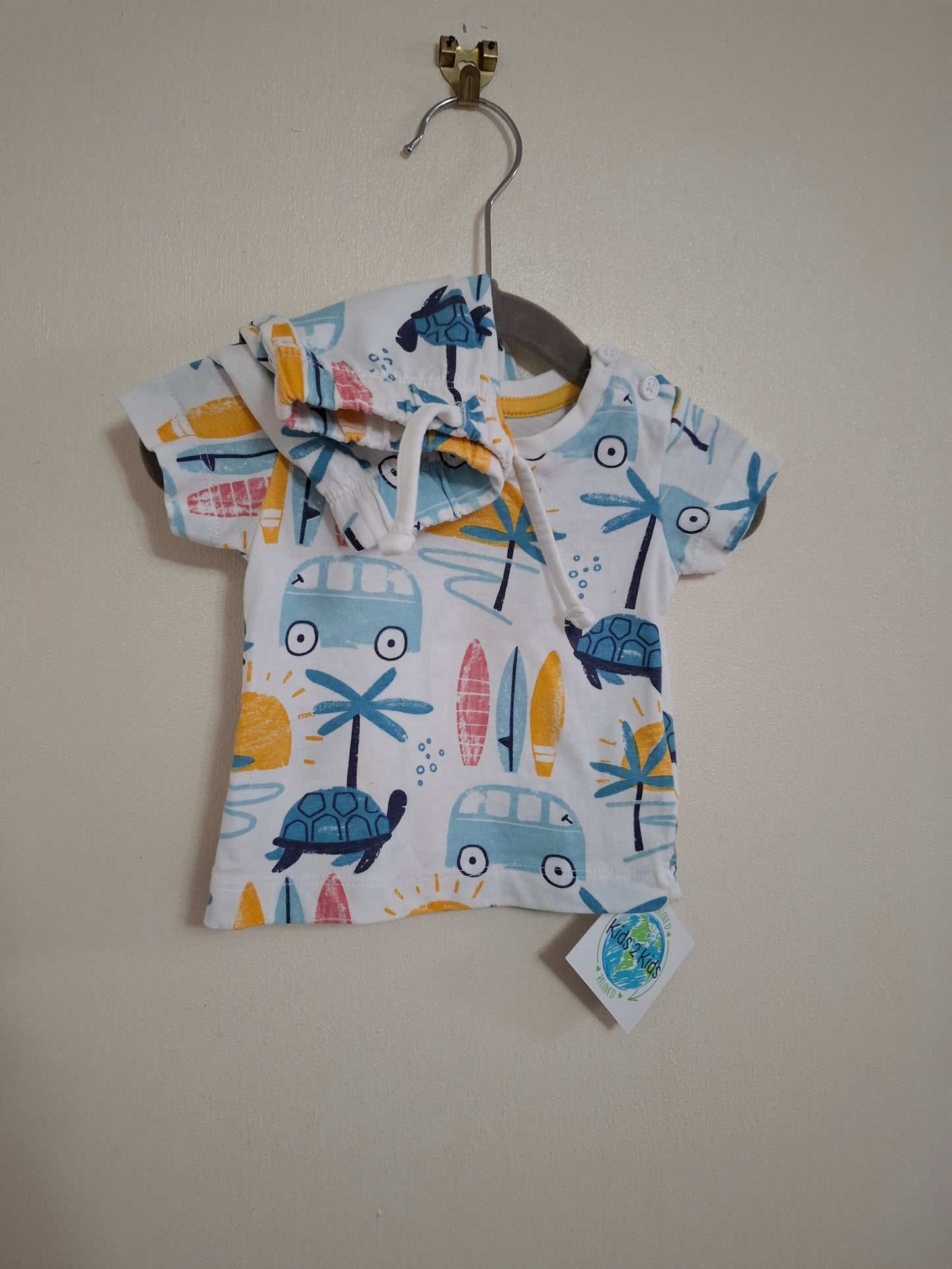 Newborn: Matching Shorts Set