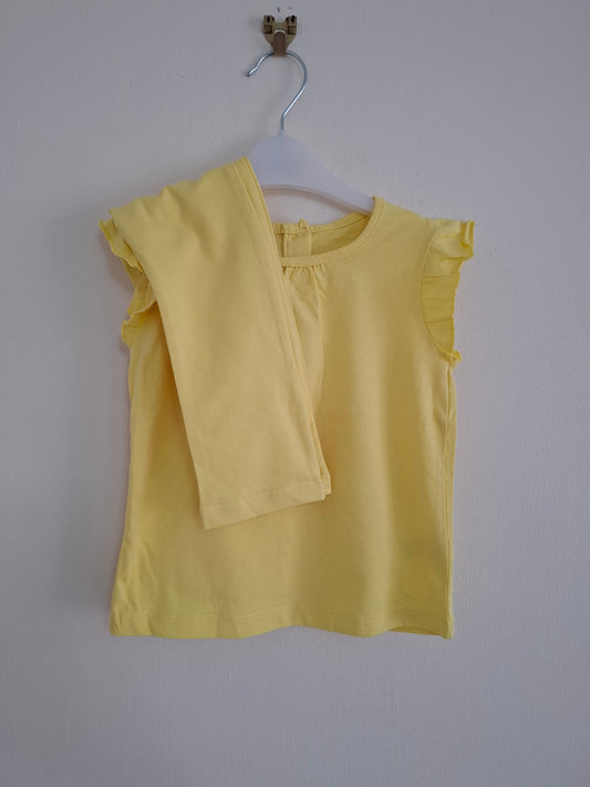 9-12m: Yellow Legging Set
