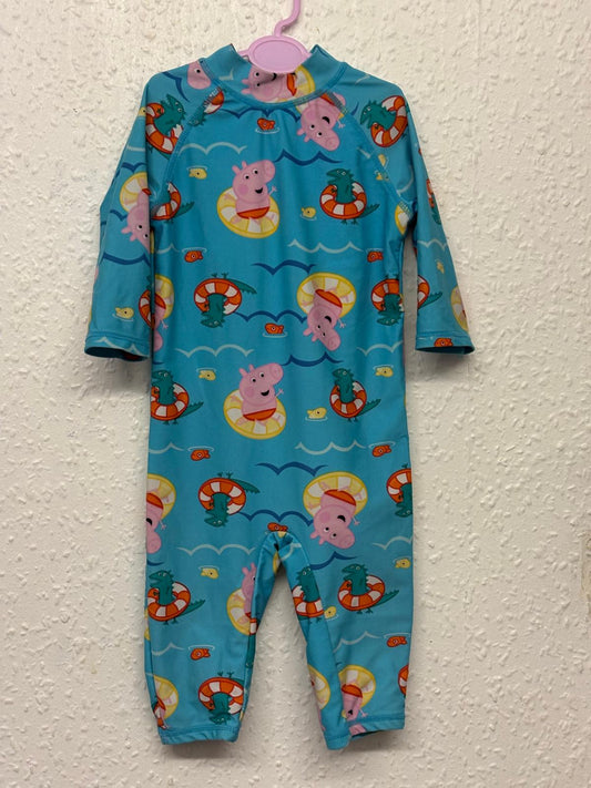 2-3y: George All-in-one Swimsuit