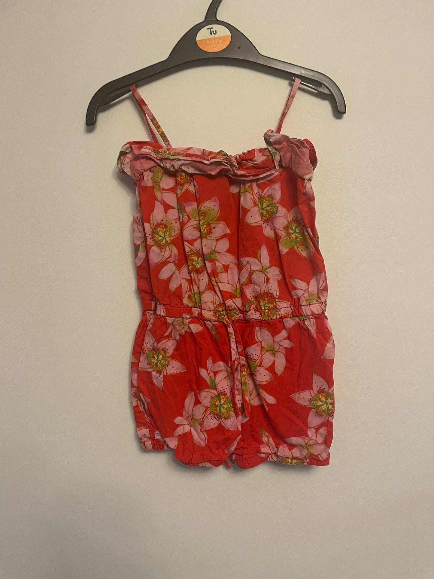 3y: BabyGap Floral Playsuit