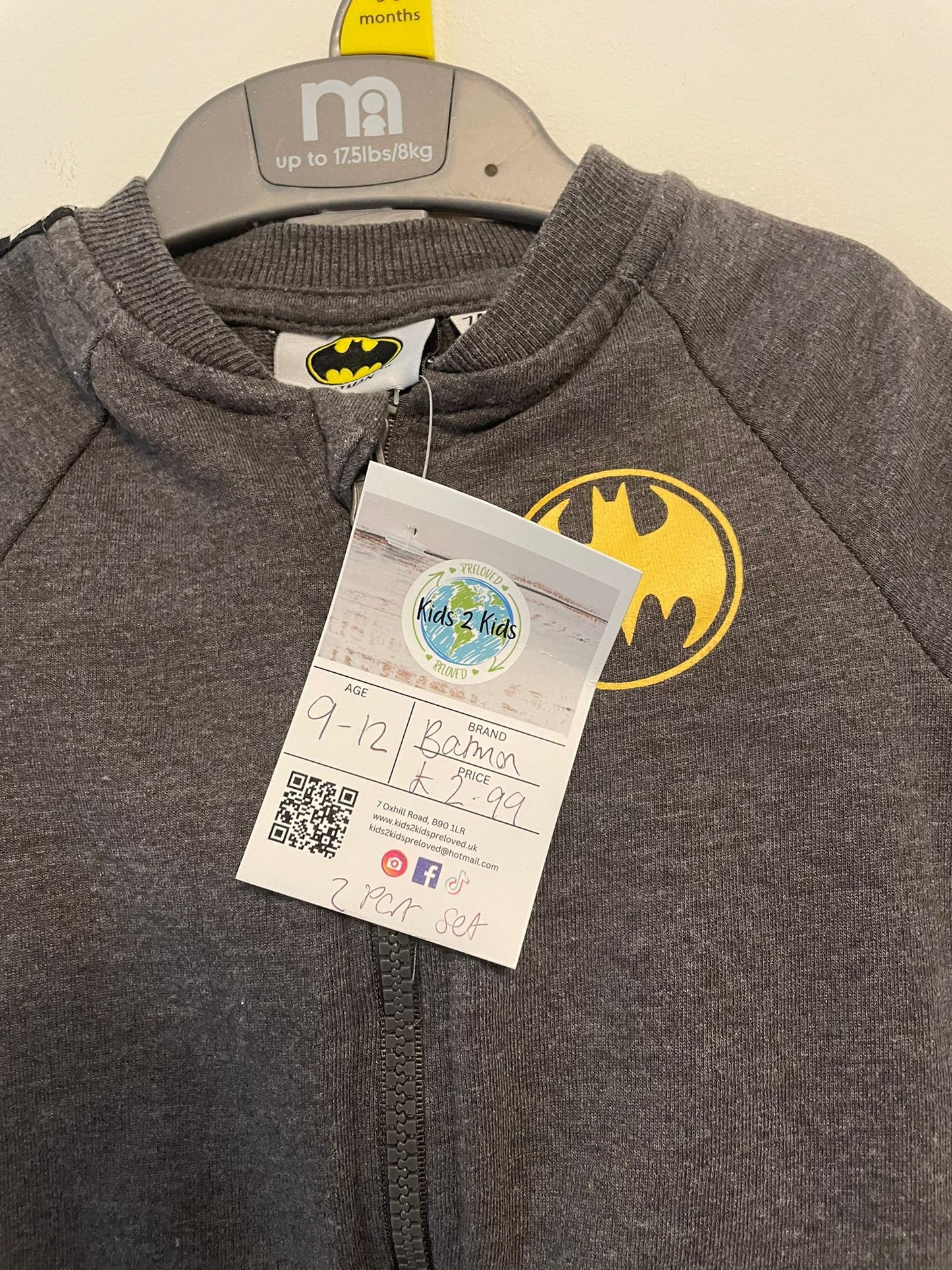 9-12m: Batman Jogger Set