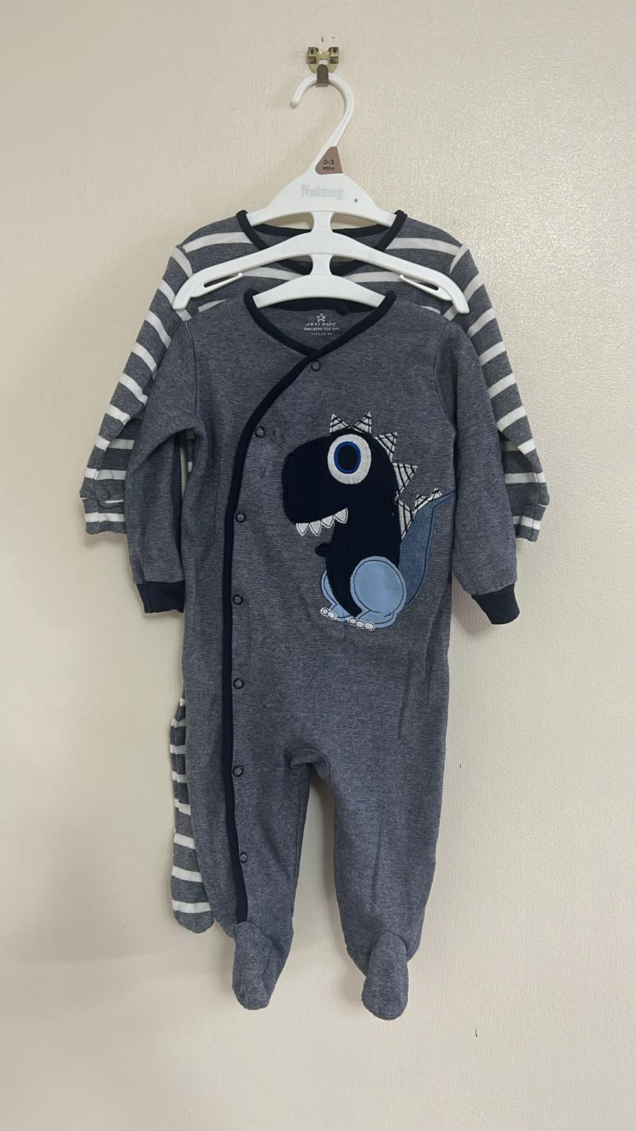 6-9m: Next Set of 2 Sleepsuits
