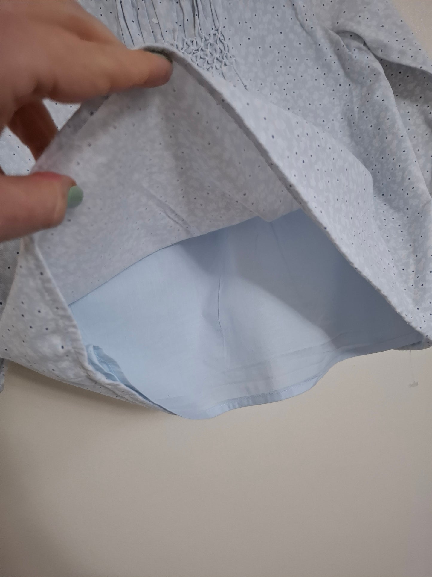 18-24m: Little White Company Pale Blue Tunic