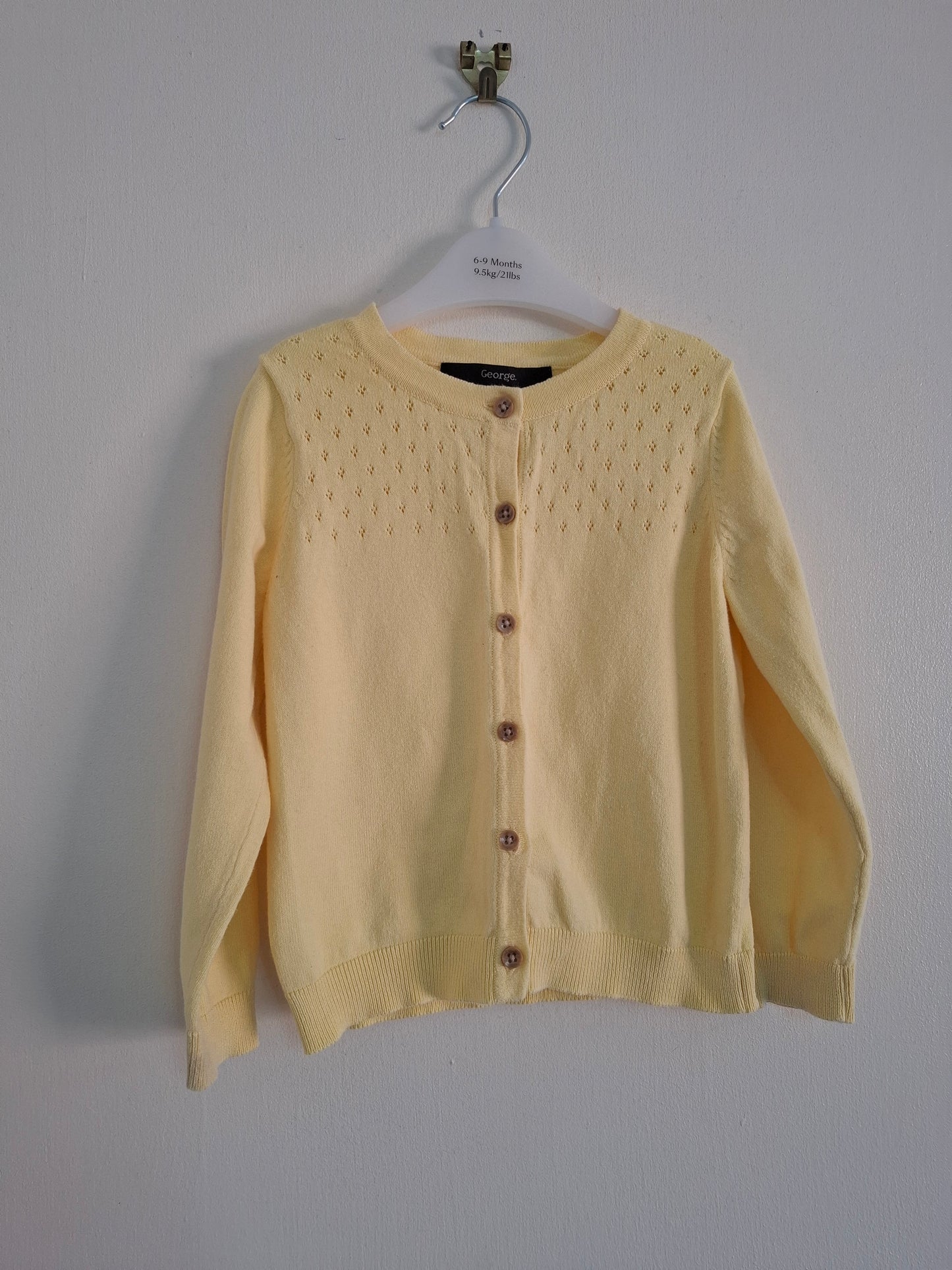 2-3y: yellow Cardigan