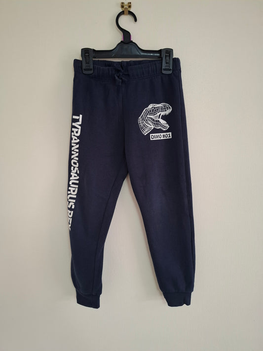 5-6y: Navy Dino Joggers