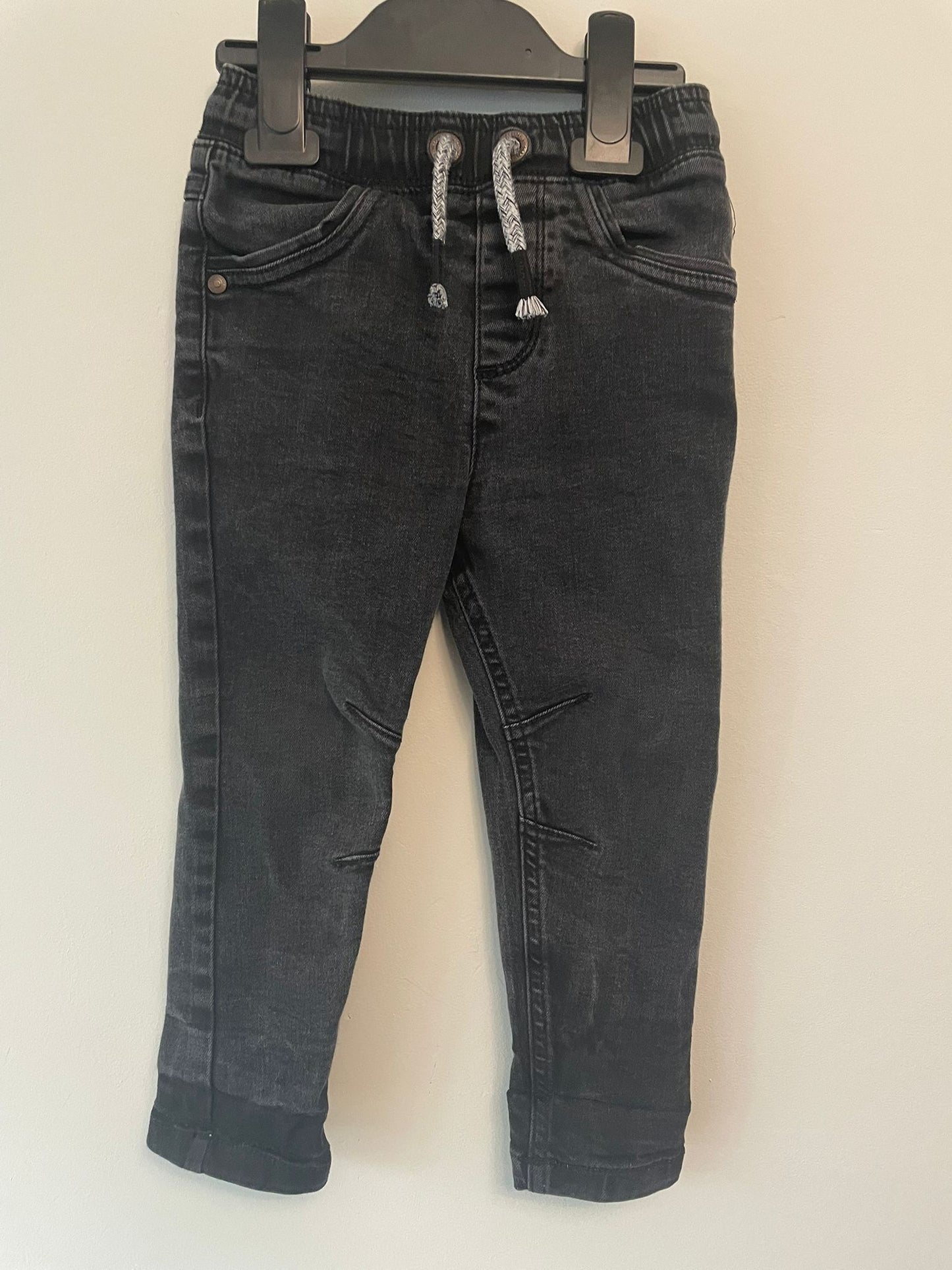 2-3y: Soft Denim Black Jeans
