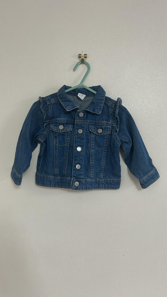 9-12m: Soft Denim Jacket