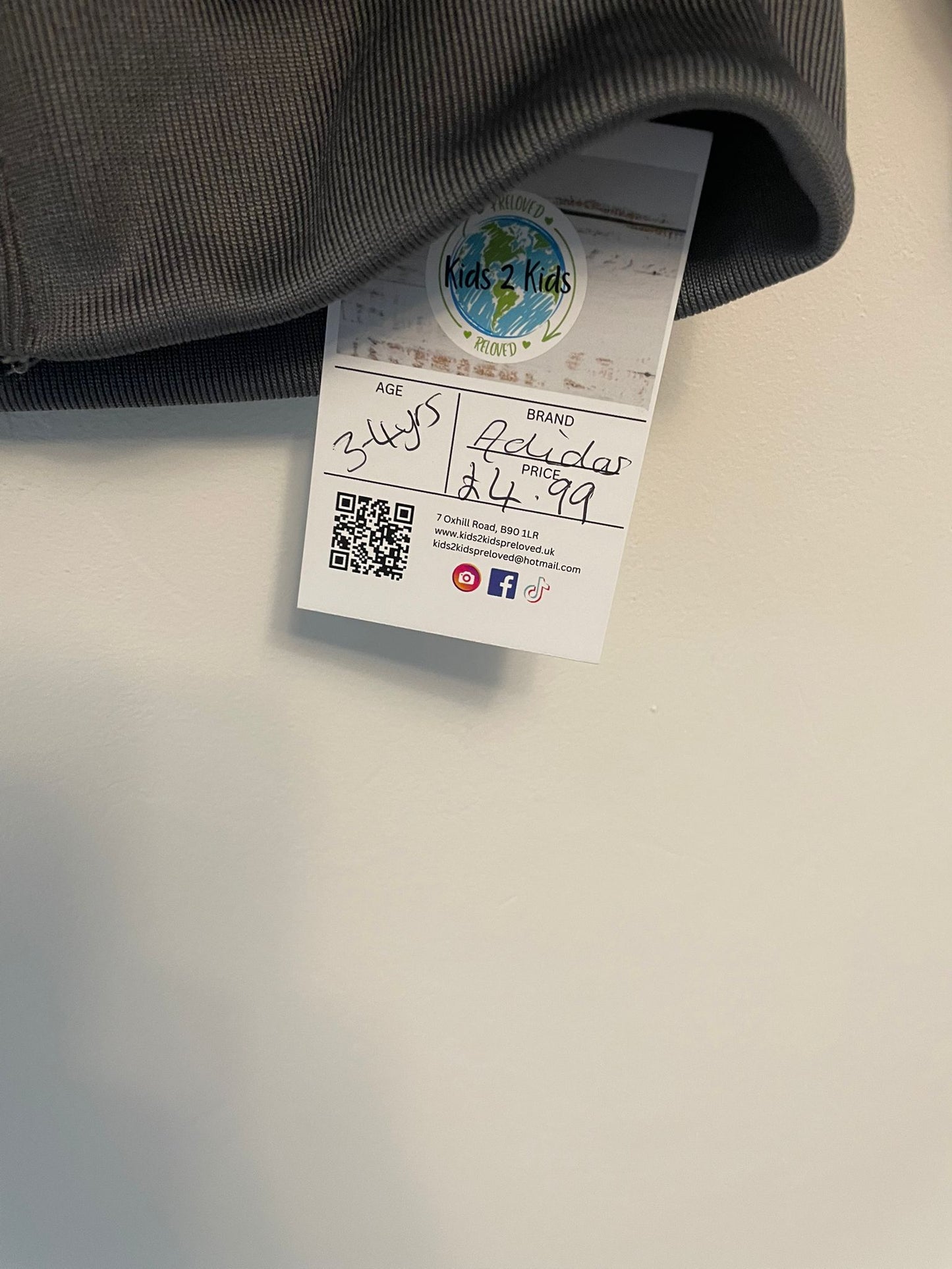 3-4y: Adidas Camo Zip-up Hoody