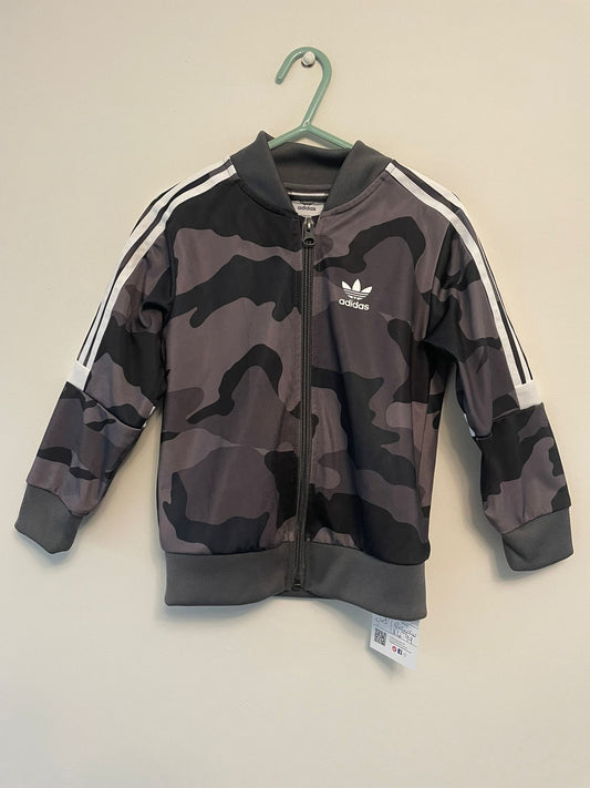 3-4y: Adidas Camo Zip-up Hoody