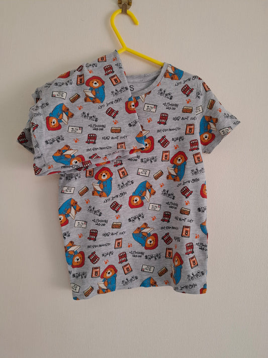 5-6y: M&S Paddington Shorts Pyjama Set