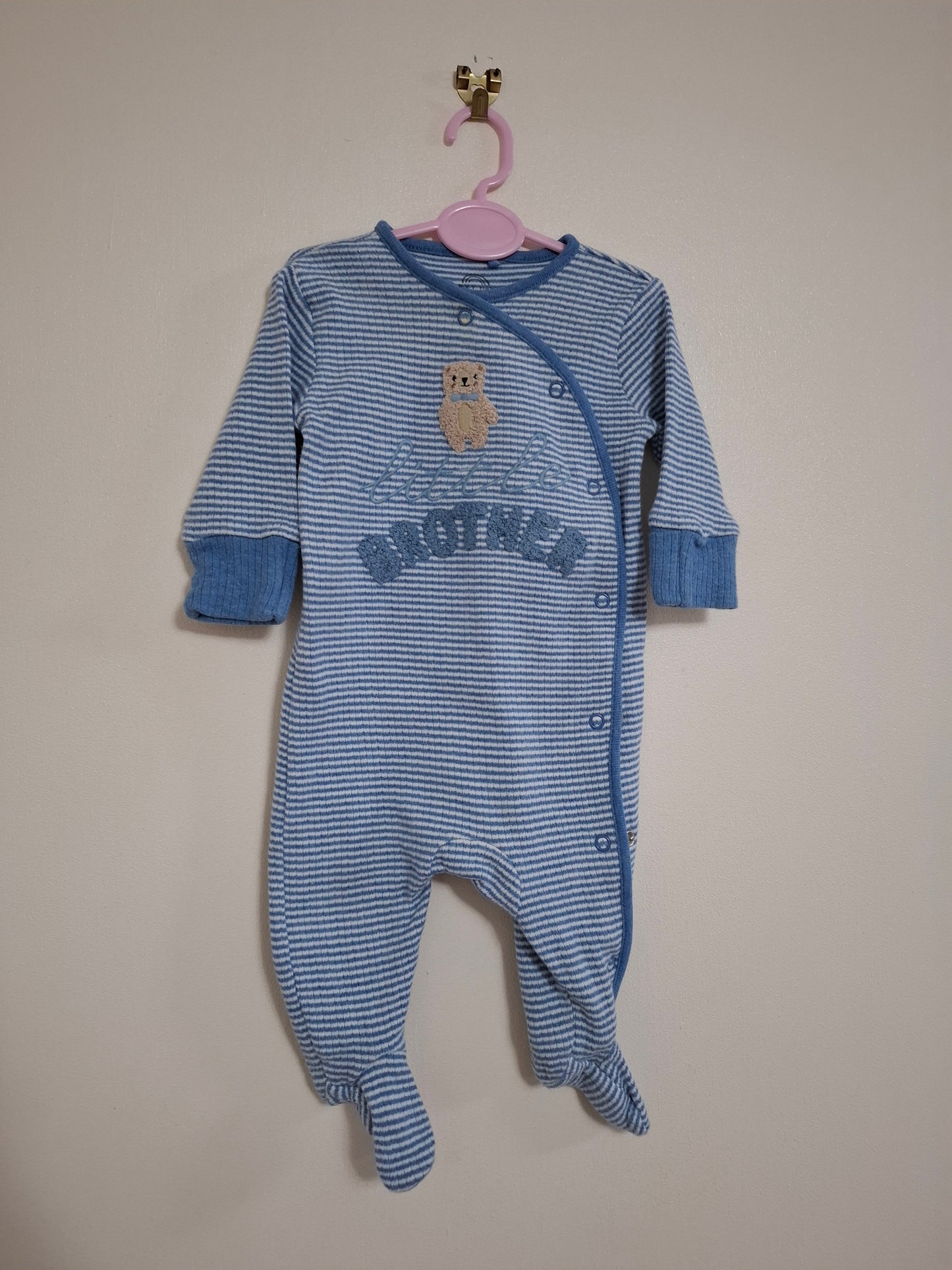 0-3m: Next "Little Brother" Sleepsuit
