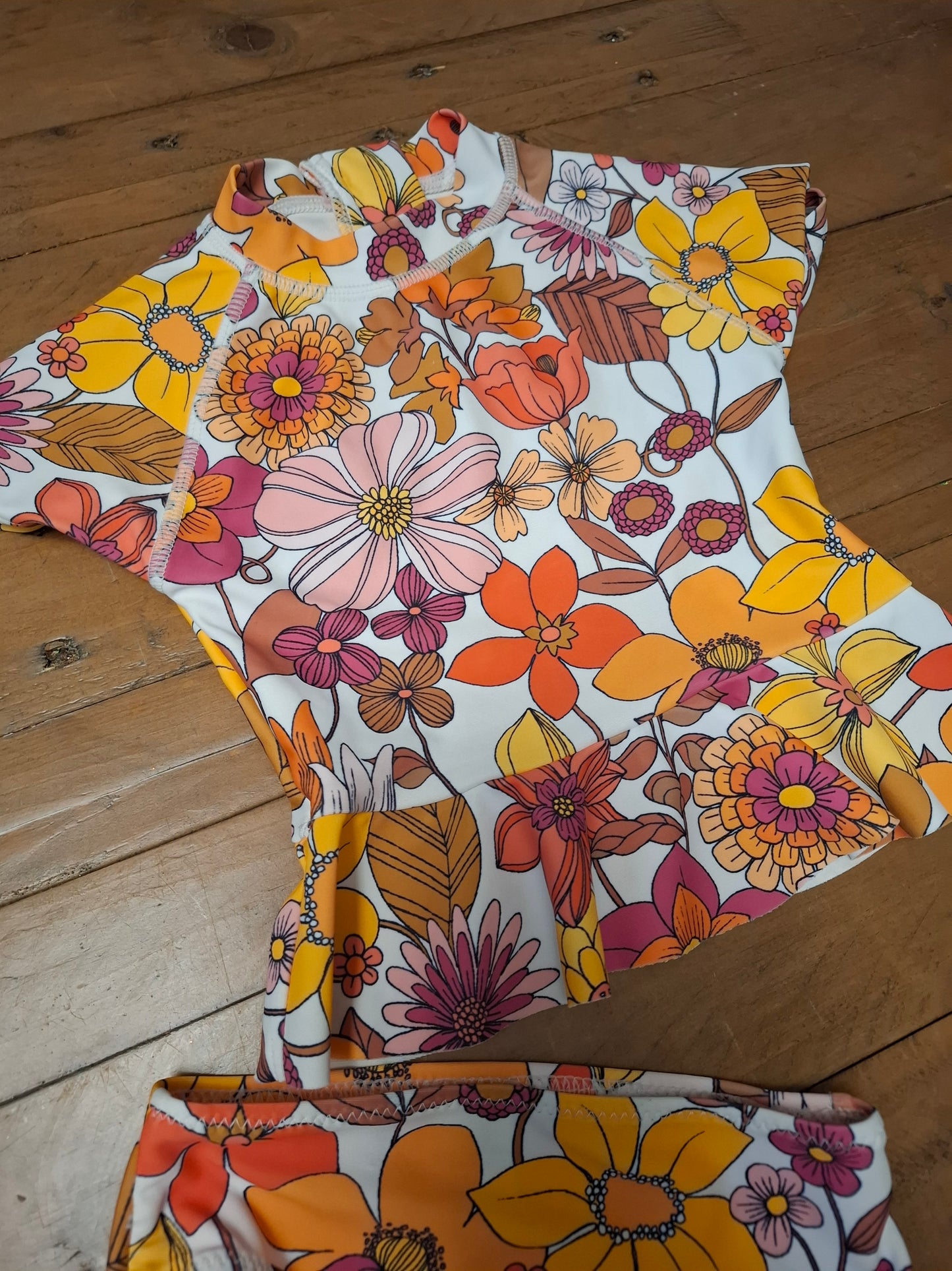 6-9m: Next Vibrant Floral 2 Piece Swim Set