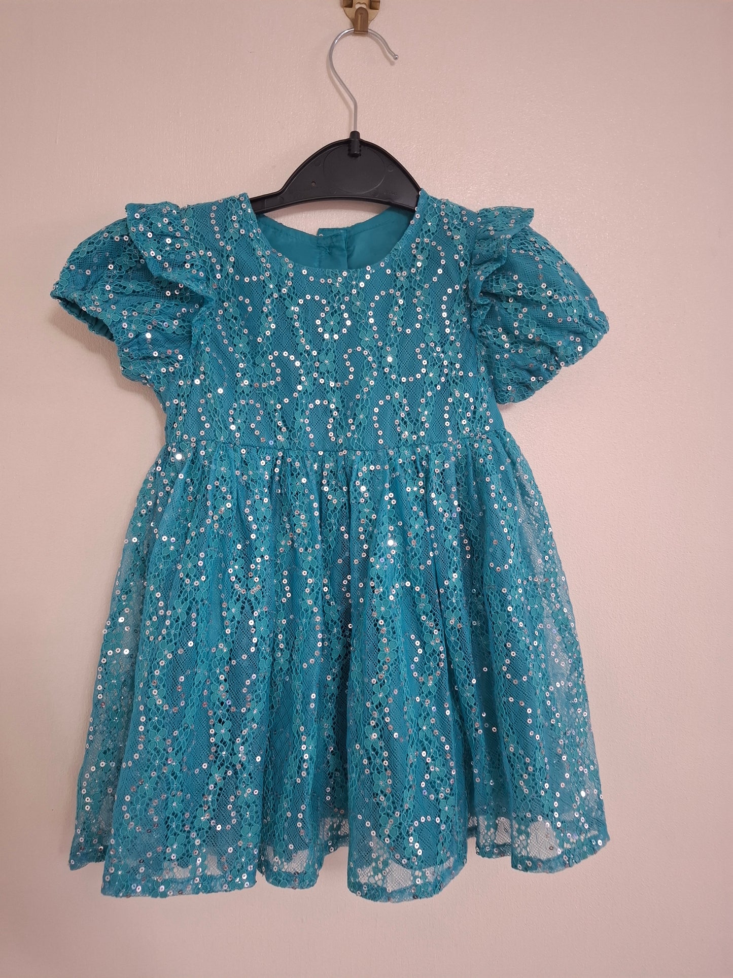 12-18m: Sparkly Lacey Party Dress