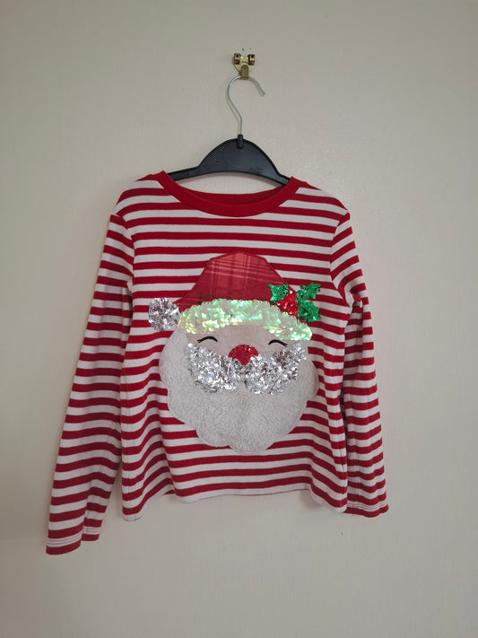 6y: Next Father Christmas Long Sleeved Top