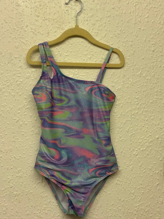 7-8y: One Shoulder Effect Swimsuit