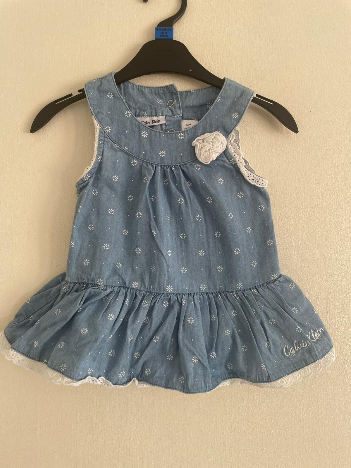 12m: Calvin Klein Soft Denim Romper
