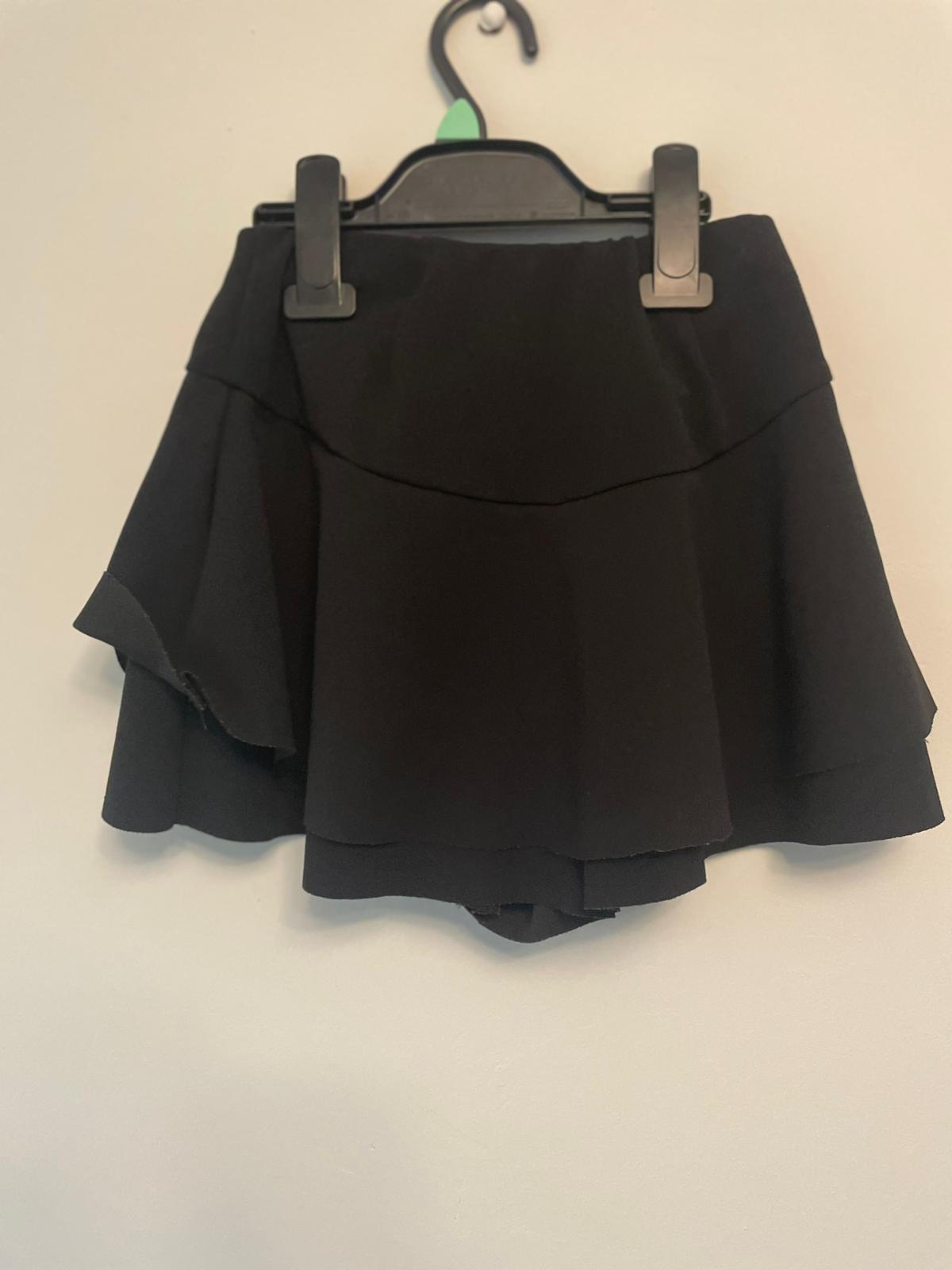 10y: Black Layered Skirt