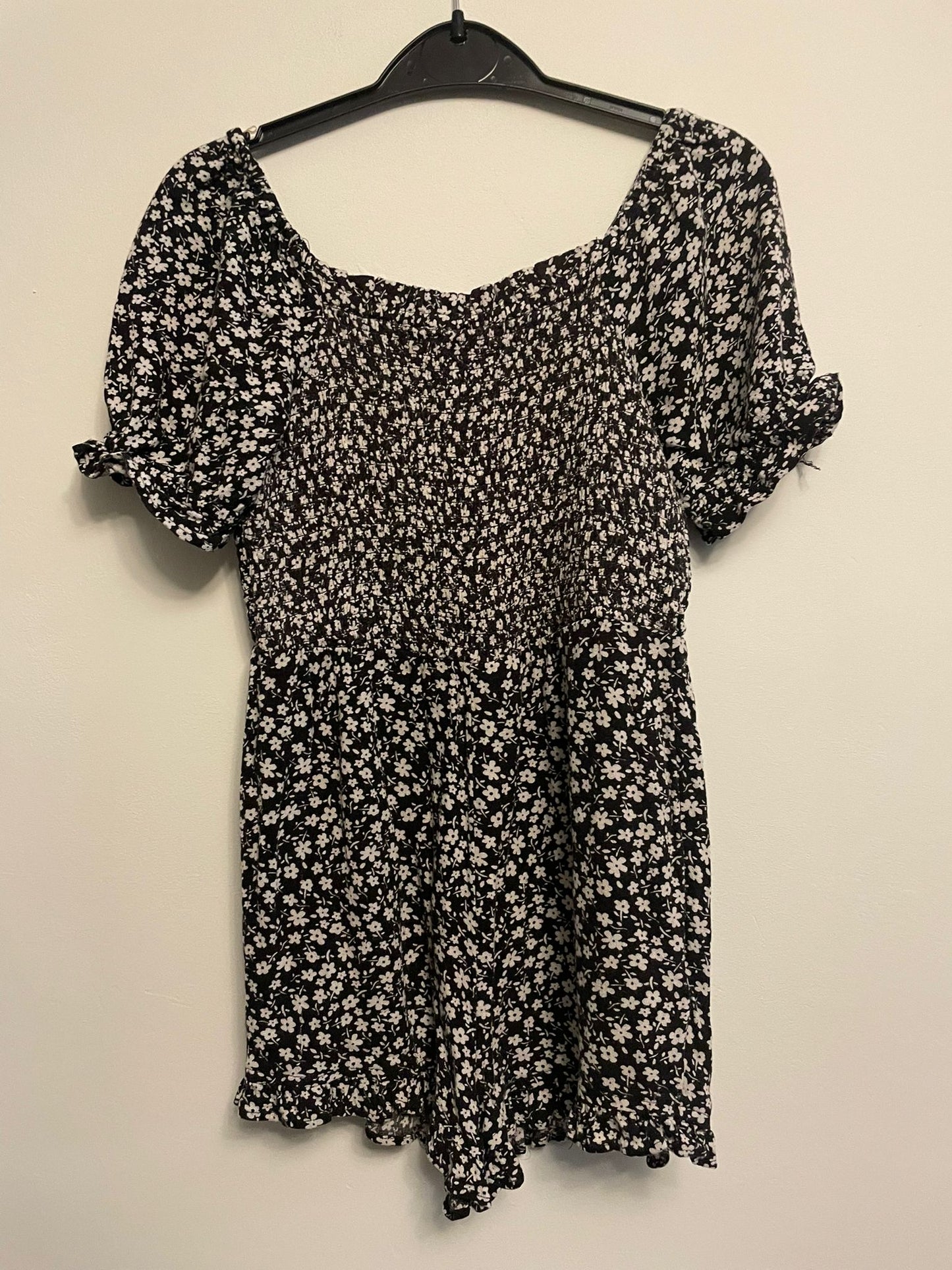8y: Viscose Floral Playsuit