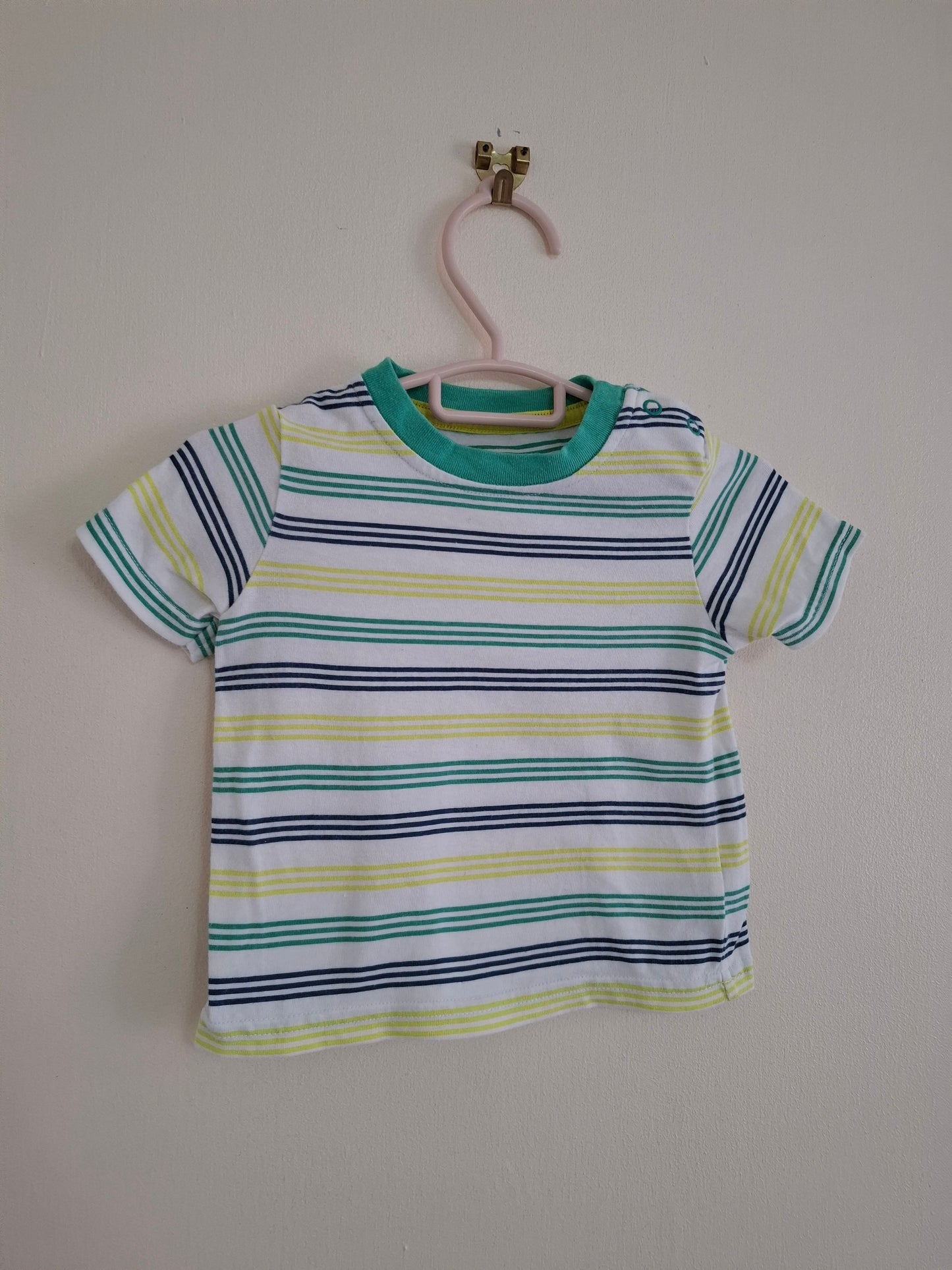 6-9m: Short Denim Dungaree Set