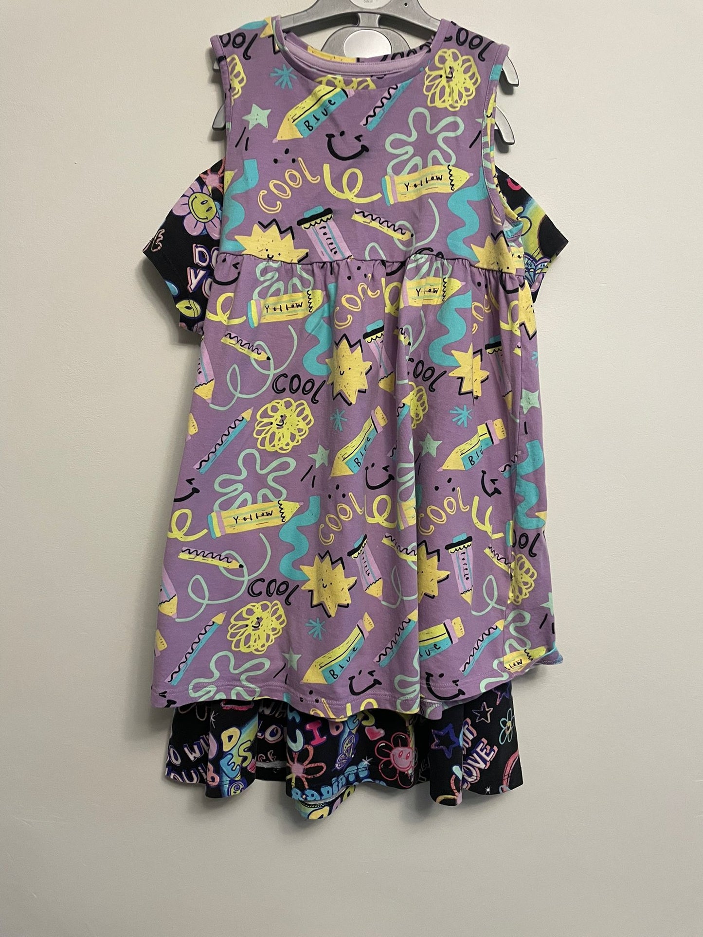 5-6y: Grafitti Style Summer Dresses