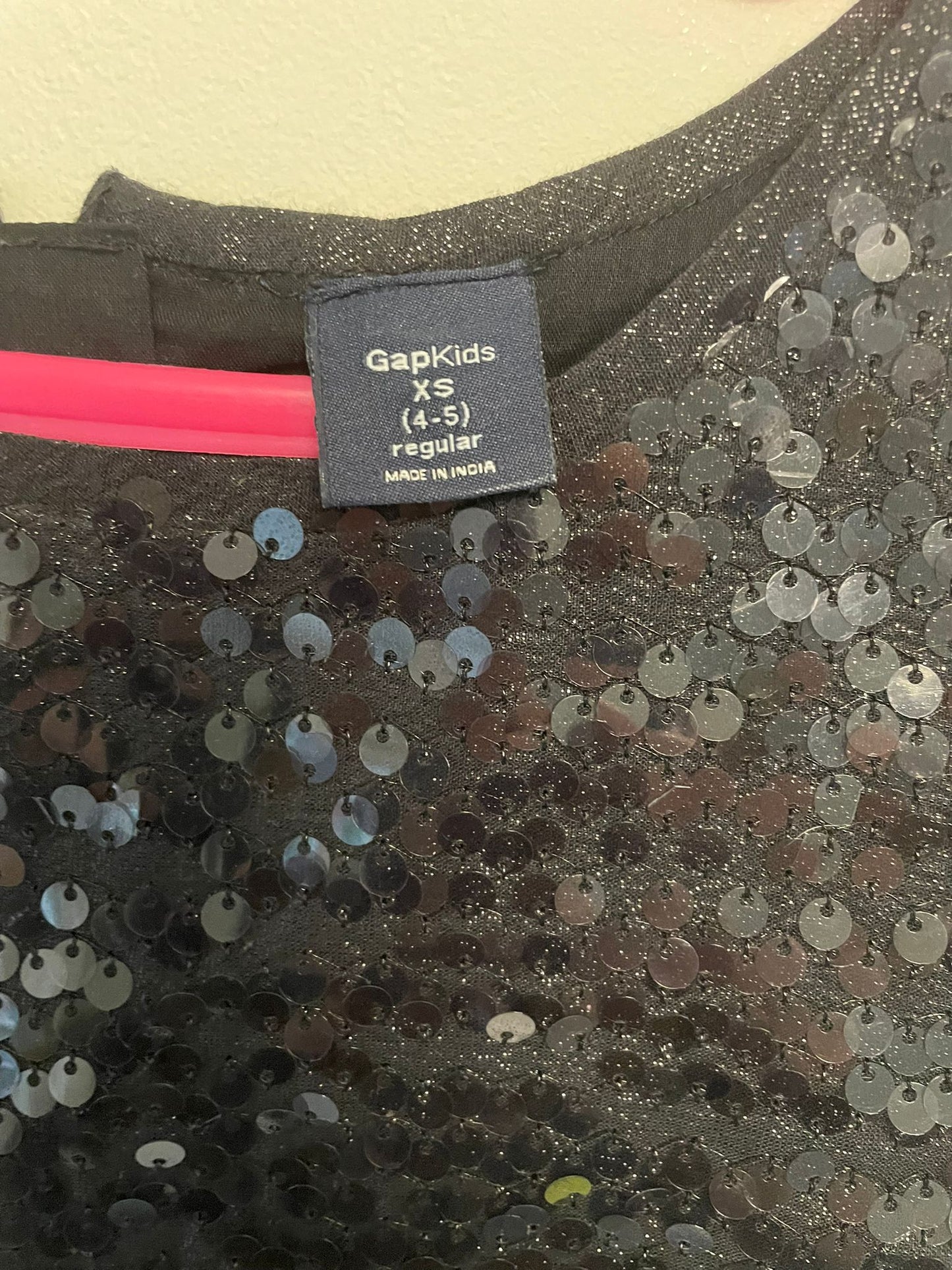 4-5y: GAPkids Black Sequin Party Dress