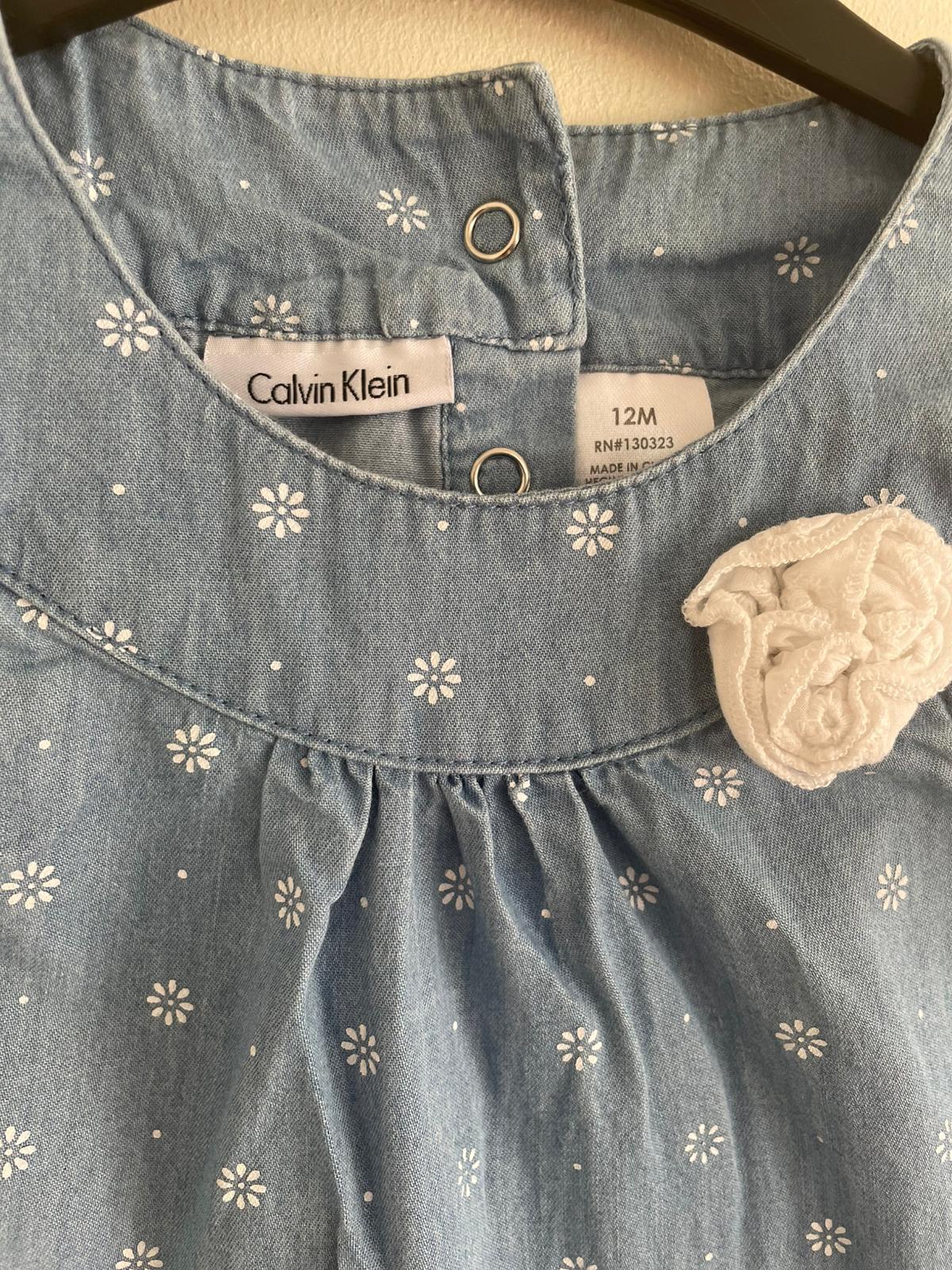 12m: Calvin Klein Soft Denim Romper