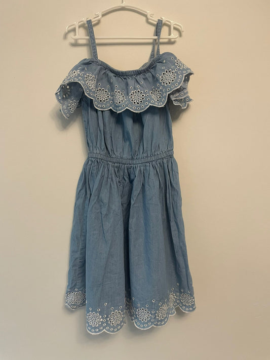 7-8y: Denim Look Summer Dress