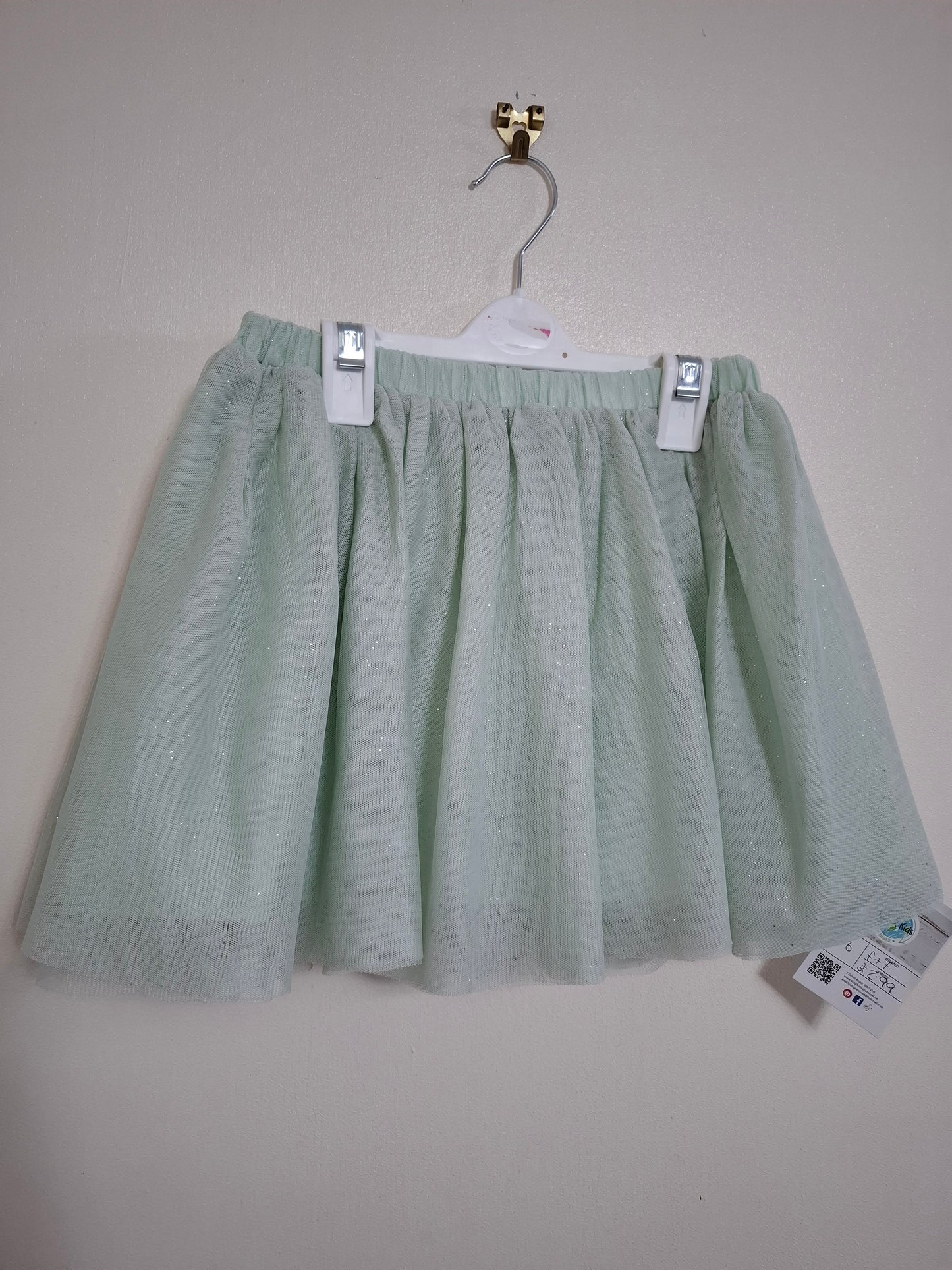 5-6y: Shimmer Netted Skirt