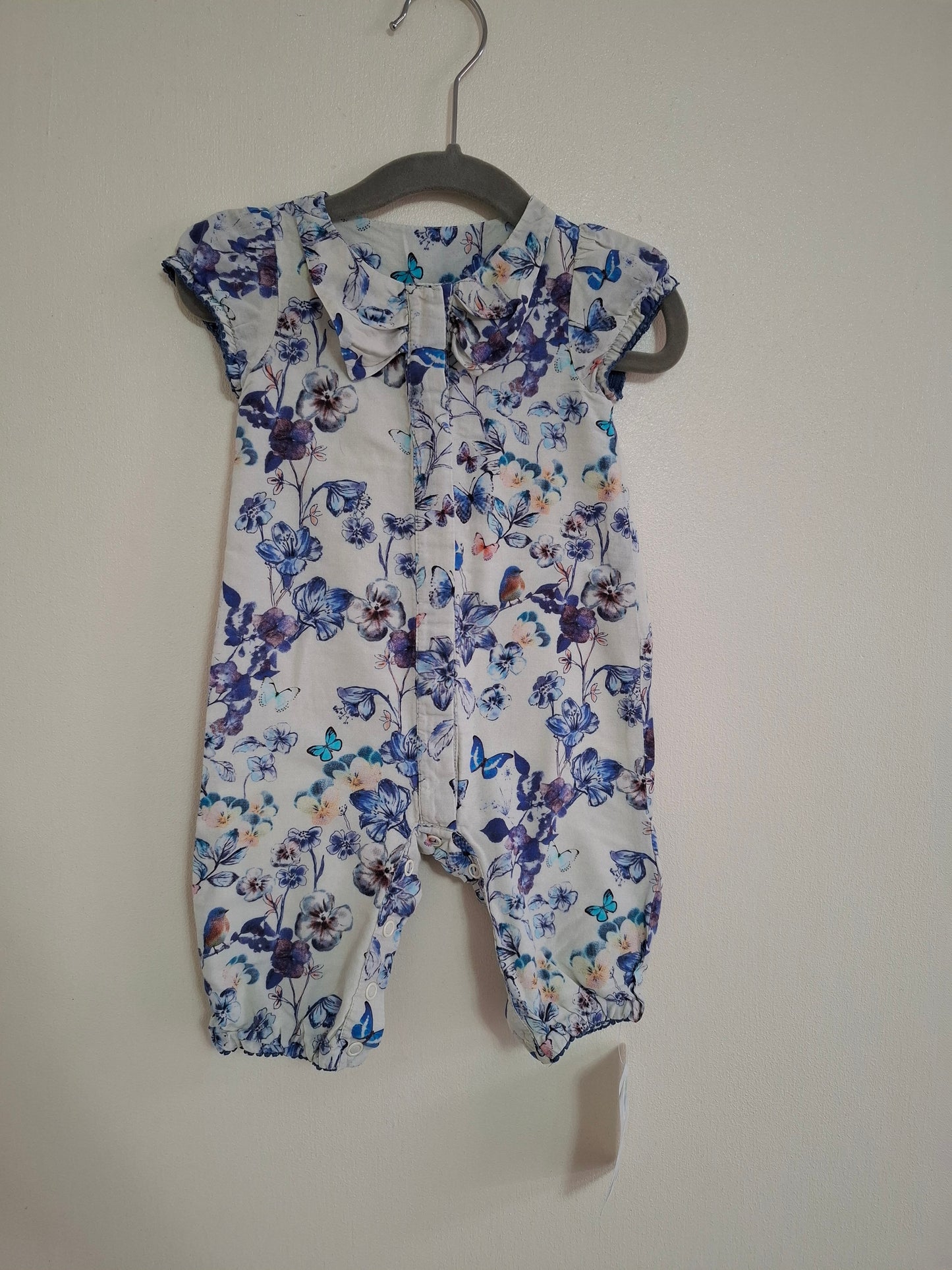 0-3m: M&S Viscose Romper