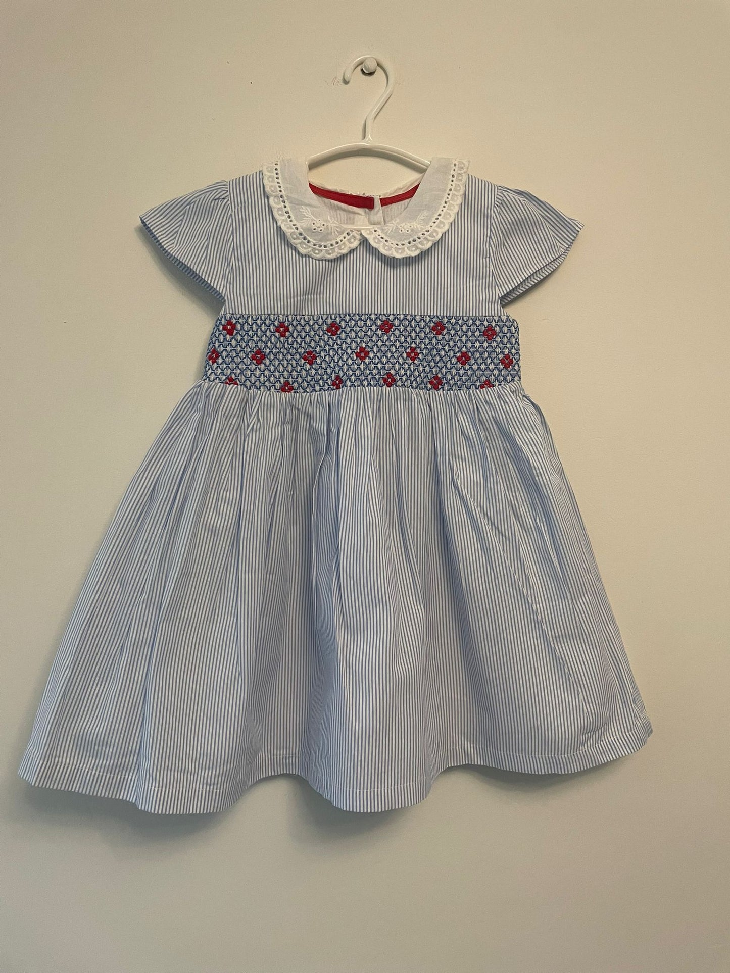 18-24m: Embroidered Smock Dress