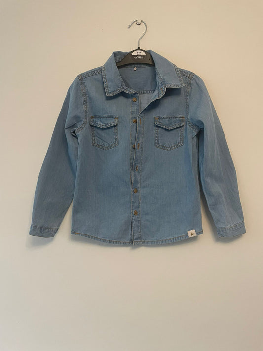 6-7y: Soft Denim Shirt