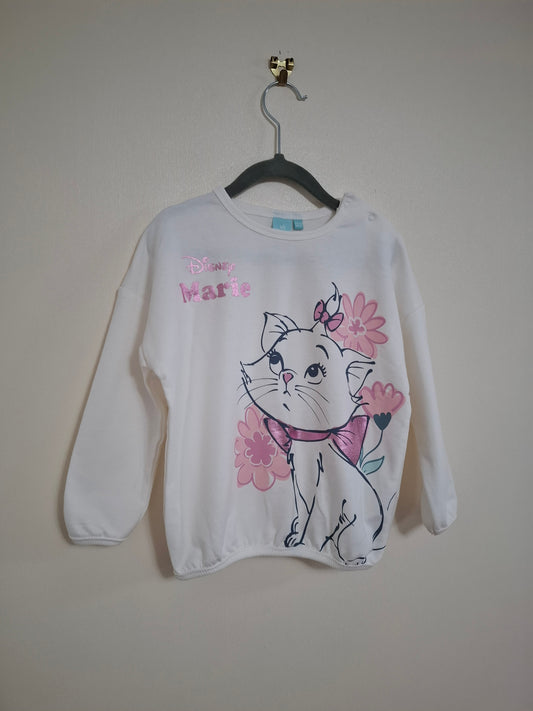 2-3y: Disney Aristrocats Thin Sweatshirt