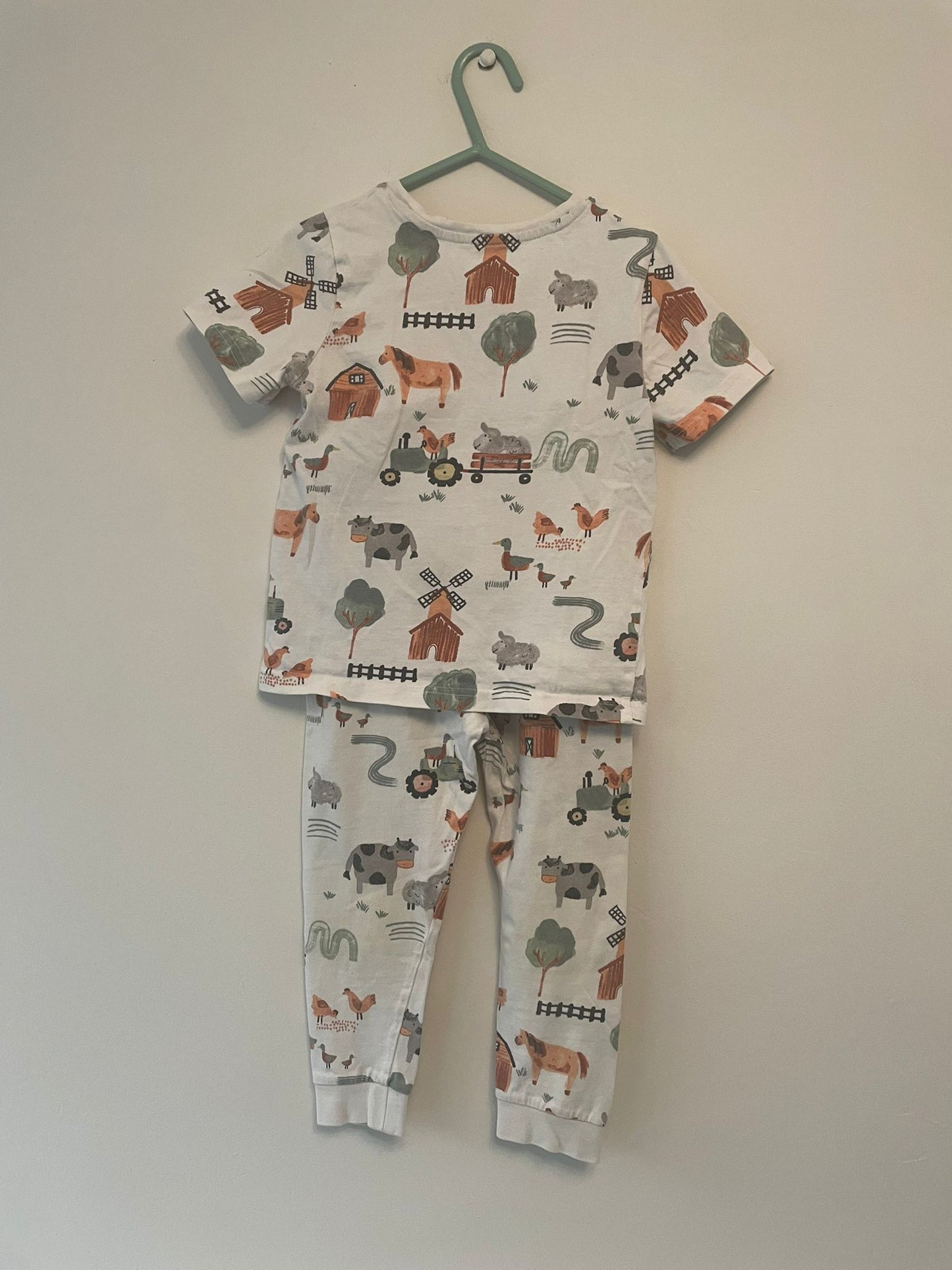3-4y: Cotton Farm Pyjamas