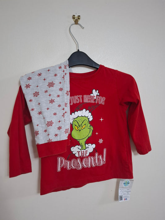 5-6y: Grinch Pyjamas