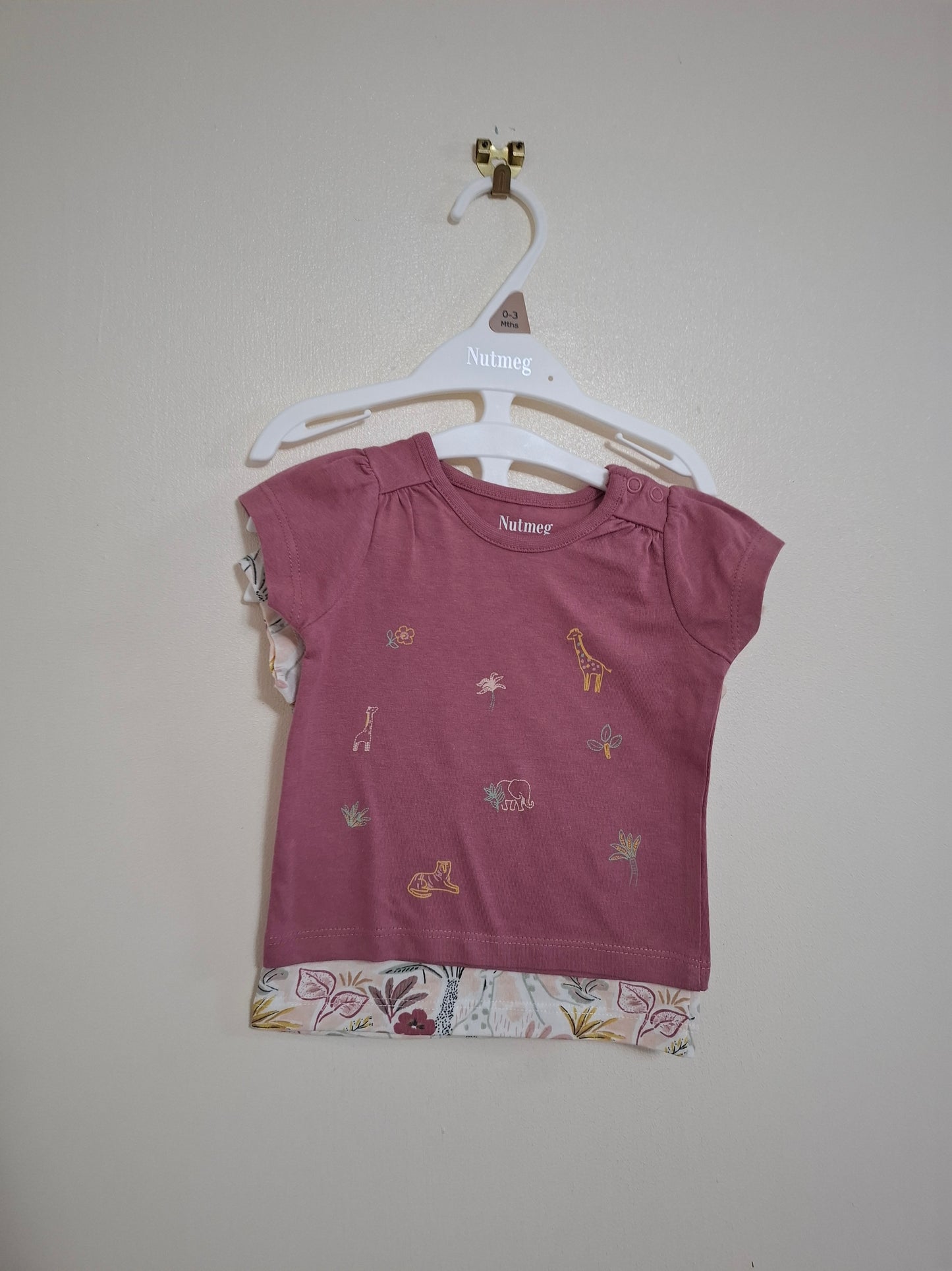 0-3m: Bnwt Set of 3 T-shirts