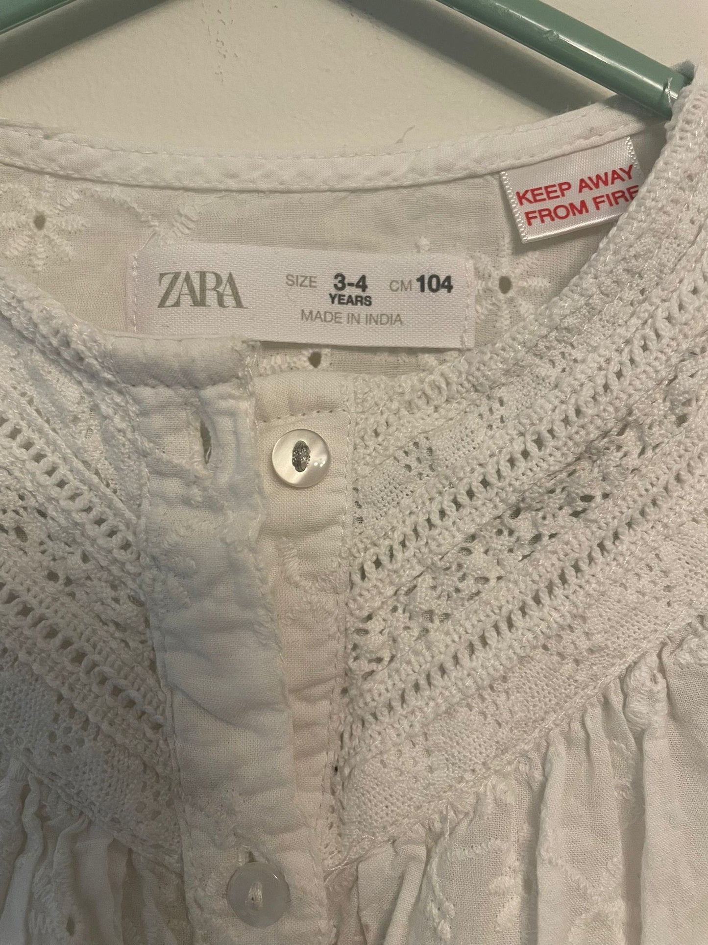 3-4y: Zara Cotton Blouse